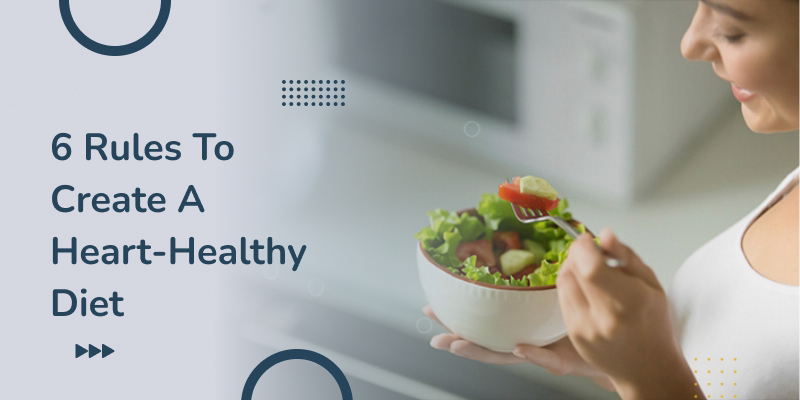 A collage with text and an image of a young woman eating from a bowl full of healthy salad.