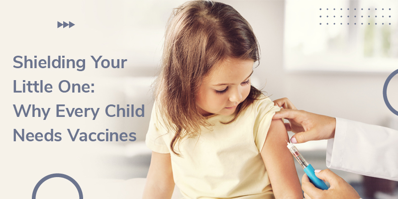 A pediatrician is vaccinating a little girl.