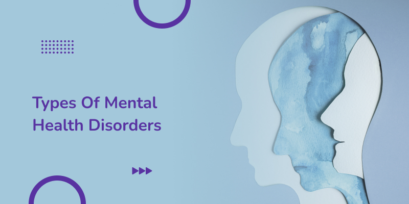 Illustration of mental health disorder concept.