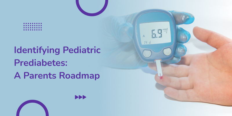 A health professional measures the blood sugar of a small boy.