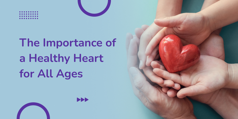 Woman holding a heart symbolizing importance of healthy heart.