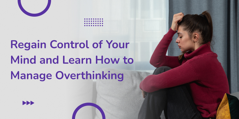 Young woman experiencing emotional distress and overthinking while sitting alone at home in a depressed mental state.